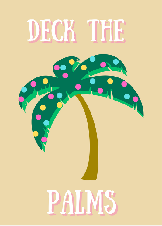 Deck the Palms Postcard Puzzle