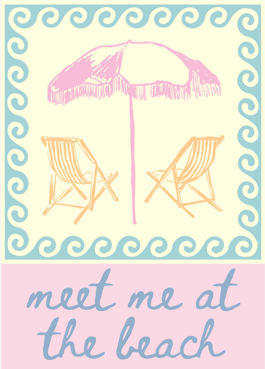 Meet me at the Beach Postcard Puzzle