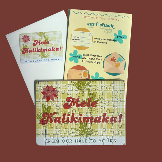 Mele Kalikimaka Postcard Puzzle