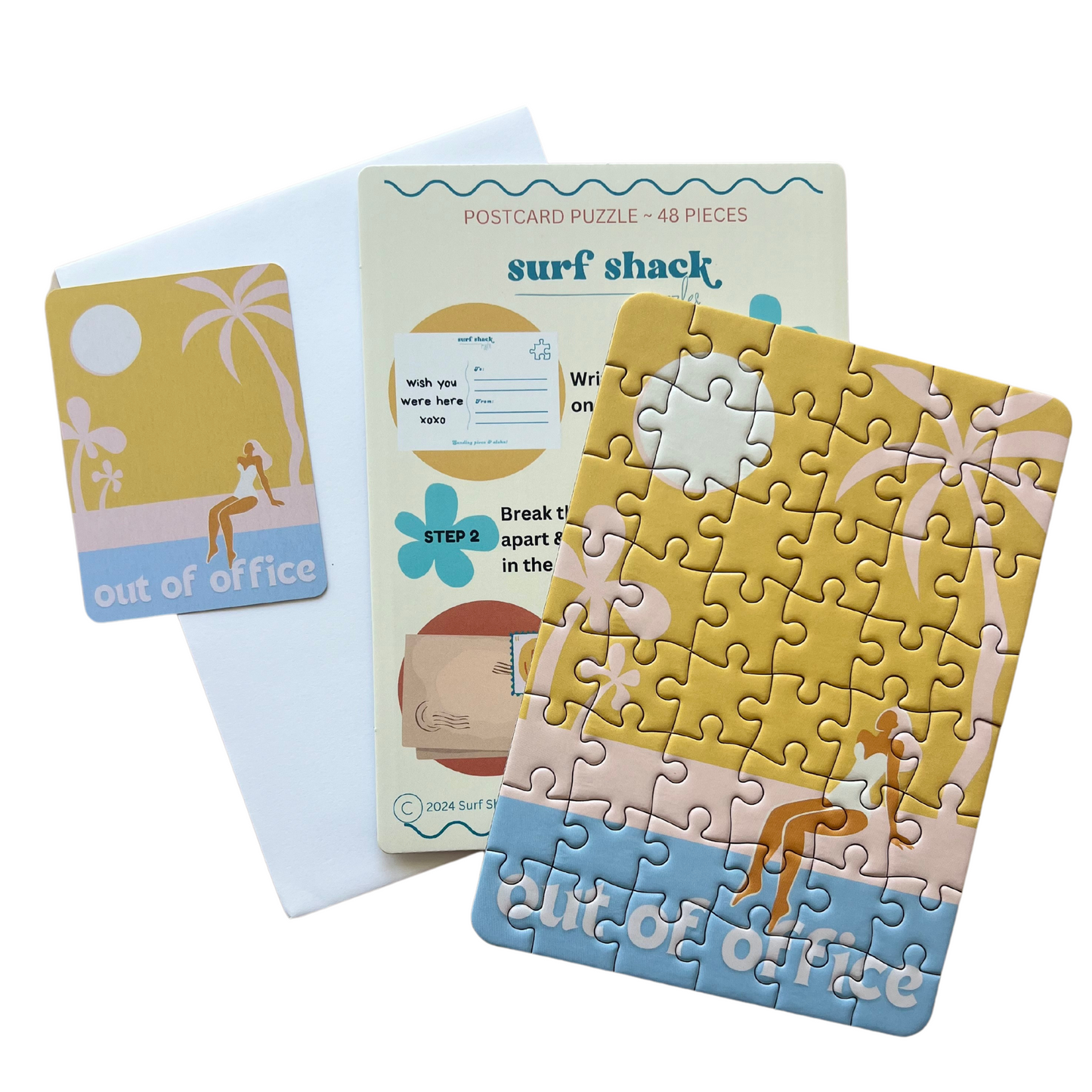 Out of Office Postcard Puzzle