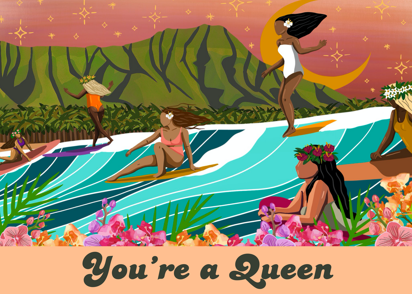 You're a Queen Postcard Puzzle