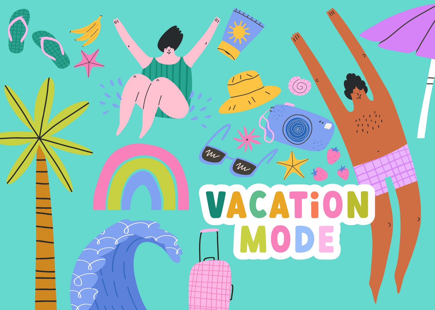 Vacation Mode Postcard Puzzle