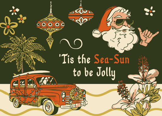 Tis the Sea-Sun Postcard Puzzle